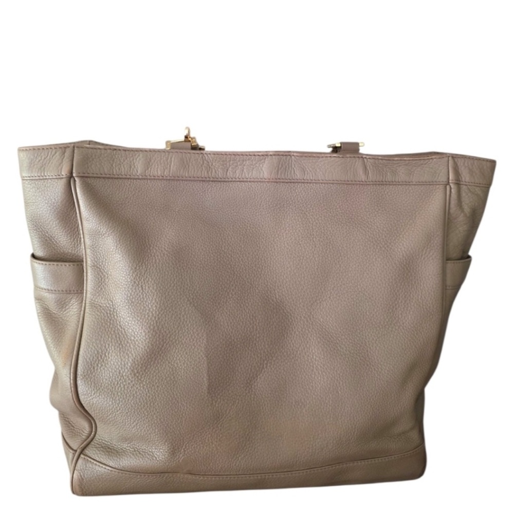 Tory Burch Gold and Brown Tote Bag - Picture 12 of 13